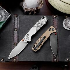 Trivisa Dragonfly-Z | Axis Lock | Titanyum Sap | M390 Çelik Çakı | JM03-ZT-M