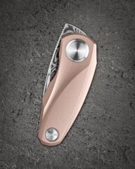 BESTECH Tulip | Titanyum Sap Damasteel Çelik Mini Çakı | BT1913I