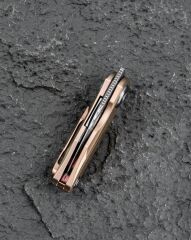 BESTECH Tulip | Titanyum Sap Damasteel Çelik Mini Çakı | BT1913I