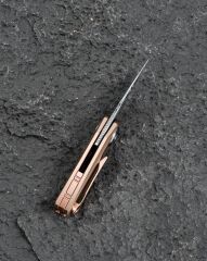 BESTECH Tulip | Titanyum Sap Damasteel Çelik Mini Çakı | BT1913I