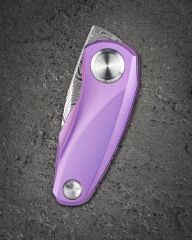 BESTECH Tulip | Titanyum Sap | Damasteel Çelik Mini Çakı | BT1913H