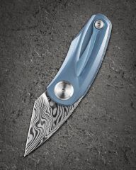 BESTECH Tulip | Titanyum Sap | Damasteel Çelik Mini Çakı | BT1913G
