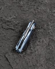 BESTECH Tulip | Titanyum Sap | Damasteel Çelik Mini Çakı | BT1913G