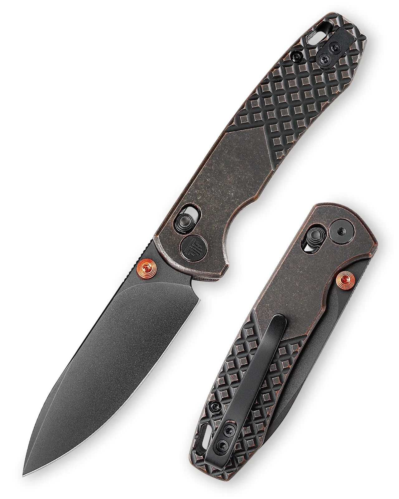 Trivisa Dragonfly-CU | Axis Lock | Bakır Sap | 14C28N Çelik Çakı | JM03-CU-14