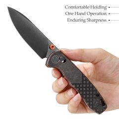 Trivisa Dragonfly-CU | Axis Lock | Bakır Sap | 14C28N Çelik Çakı | JM03-CU-14