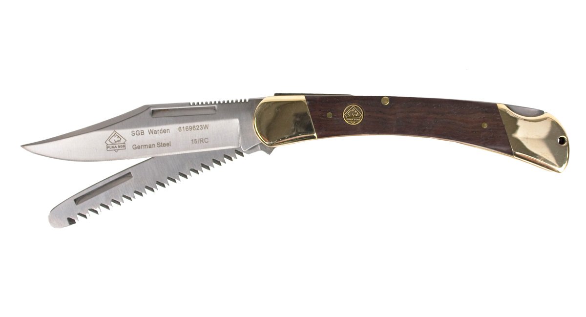 PUMA SGB Warden With Saw, Jacaranda Çakı