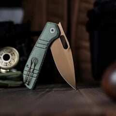 Trivisa Gecko-GM | Mikarta Sap | 14C28N Çelik Çakı | JM04-GM-14