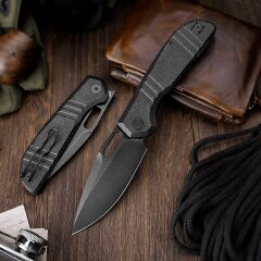 Trivisa Gecko-BM | Liner Lock | Mikarta Sap | 14C28N Çelik Çakı | JM04-BM-14