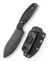 Trivisa Aubergine-BM | Mikarta Sap | Siyah Taşlanmış 14C28N Çelik Bıçak | JM05-BM-14