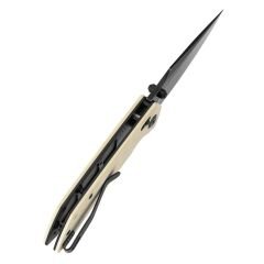 Tenable Fenrir | Fildişi Beyazı G10 | Siyahlaştırılmış Nitro-V Çelik Çakı | T1034V11