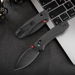 Trivisa Koala-B | Çapraz Kilitli | Mikarta Sap | N690 Çelik Mini Çakı | JM02-BM-N