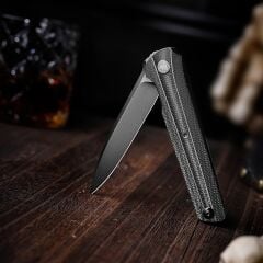 Trivisa Seagull-B | Liner Lock | Mikarta Sap | 14C28N Çelik Çakı | TY28-BM-14