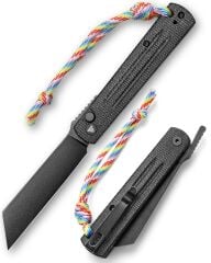 Trivisa Hydra-04B | Higonokami Düğmeli Kilit | Mikarta Sap | 10Cr15CoMoV Çelik Çakı | TY11-BM-10