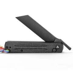 Trivisa Hydra-04B | Higonokami Düğmeli Kilit | Mikarta Sap | 10Cr15CoMoV Çelik Çakı | TY11-BM-10