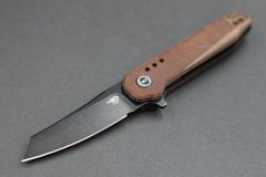 BESTECH Syntax | Natural Micarta Sap | 14C28N Çelik Çakı | BG40F