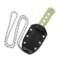 QSP Canary | Karanlıkta Parlayan Reçine Sap | 14C28N Çelik Boyun Bıçağı | QS141-K1