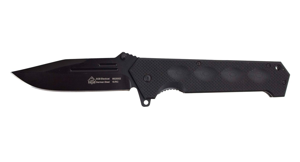 PUMA SGB Blackcat55 Drop Spring Assists One-Hand Knife
