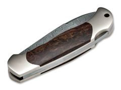 Böker Manufaktur Junior Scout Spearpoint Curly Birch Damascus Çakı