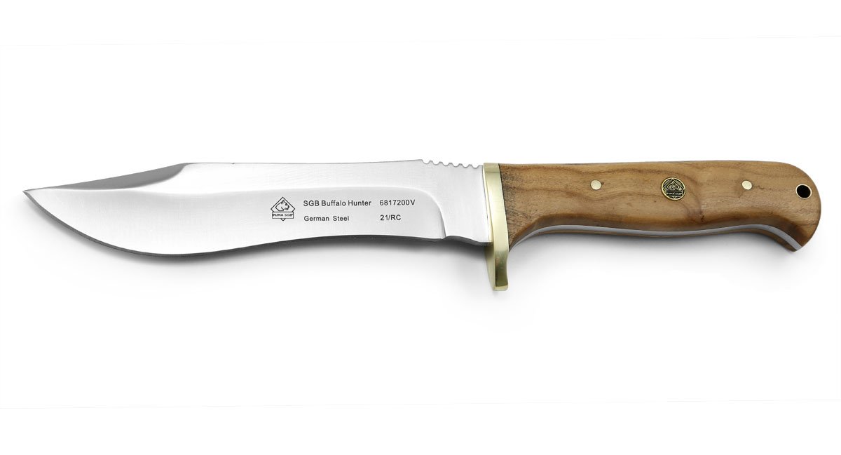 PUMA SGB Buffalo Hunter | Zeytin Ağacı Sap | 1.4116 Çelik Bıçak | 6817200V