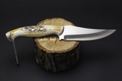 D2 Çelik Geyik Boynuz Av Bıçak Modelimiz