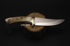 D2 Çelik Geyik Boynuz Av Bıçak Modelimiz 2