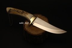 D2 Çelik Geyik Boynuz Av Bıçak Modelimiz 2