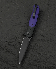 BESTECH SWORDFISH BG62C Siyah Ve Mor G10 Sap 14C28N Çakı