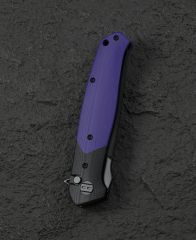 BESTECH SWORDFISH BG62C Siyah Ve Mor G10 Sap 14C28N Çakı