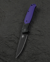 BESTECH SWORDFISH BG62C Siyah Ve Mor G10 Sap 14C28N Çakı