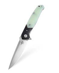 BESTECH SWORDFISH BG03E Siyah Ve Yeşim G10 Sap D2 Çakı