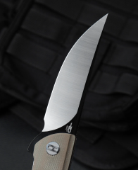 BESTECH SWIFT BG30C-2: Bej Micarta Sap 3,54'' D2 Bıçak