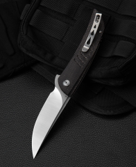 BESTECH SWIFT BG30B-1: Siyah Micarta Saplı 3,54'' D2 Bıçak