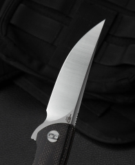 BESTECH SWIFT BG30B-1: Siyah Micarta Saplı 3,54'' D2 Bıçak