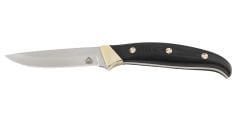 PUMA TEC Belt Knife, G10 Black With Mosaic Pins