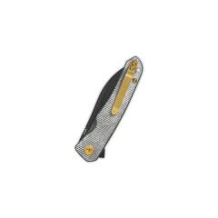 QSP Otter | Kot Kumaş Mikarta Sap | 14C28N Çelik Çakı | QS140-F2