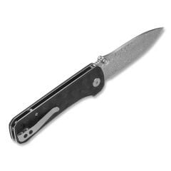 QSP Hawk | Mermer Desenli Karbon Fiber Sap | Lamine Damascus Çelik Çakı | QS131-A