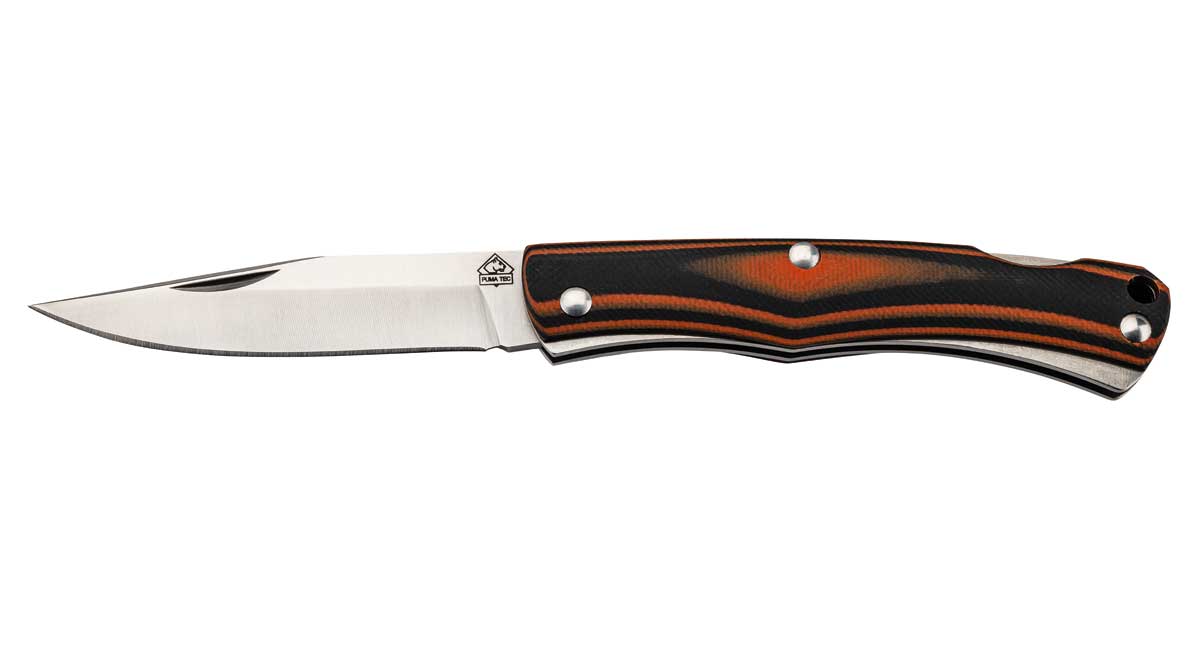 PUMA TEC Slim Line Pocket-Knife, G10 Orange-Black