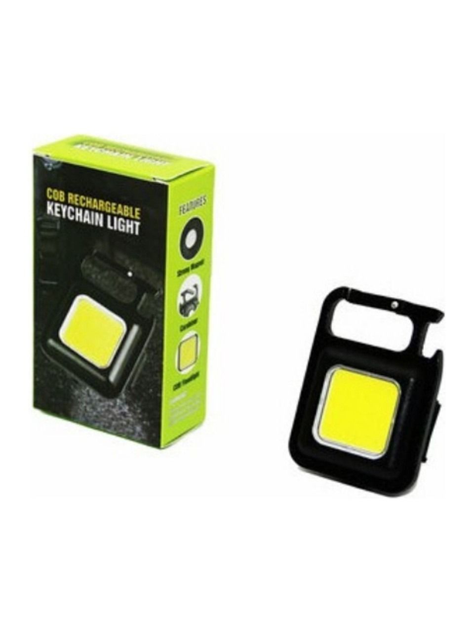 Rechargeable Keychain Light Şarj Edilebilir Şarjlı Mini Mıknatıslı El Feneri Anahtarlık Tirbuşon