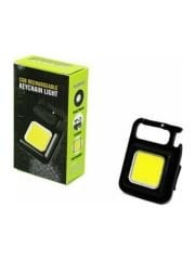 Rechargeable Keychain Light Şarj Edilebilir Şarjlı Mini Mıknatıslı El Feneri Anahtarlık Tirbuşon
