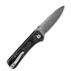 QSP Hawk | Alüminyum Folyo + Karbon Fiber Sap | Lamine Damascus Çelik Çakı | QS131-Q