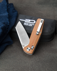 BESTECH SLASHER BG43D Micarta Sap D2 Çakı