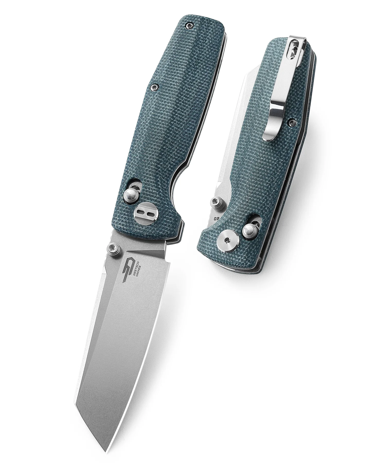 BESTECH SLASHER BG43C-1 Micarta Sap D2 Çakı
