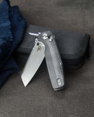 BESTECH SLASHER BG43A-1 Micarta Sap D2 Çelik Çakı