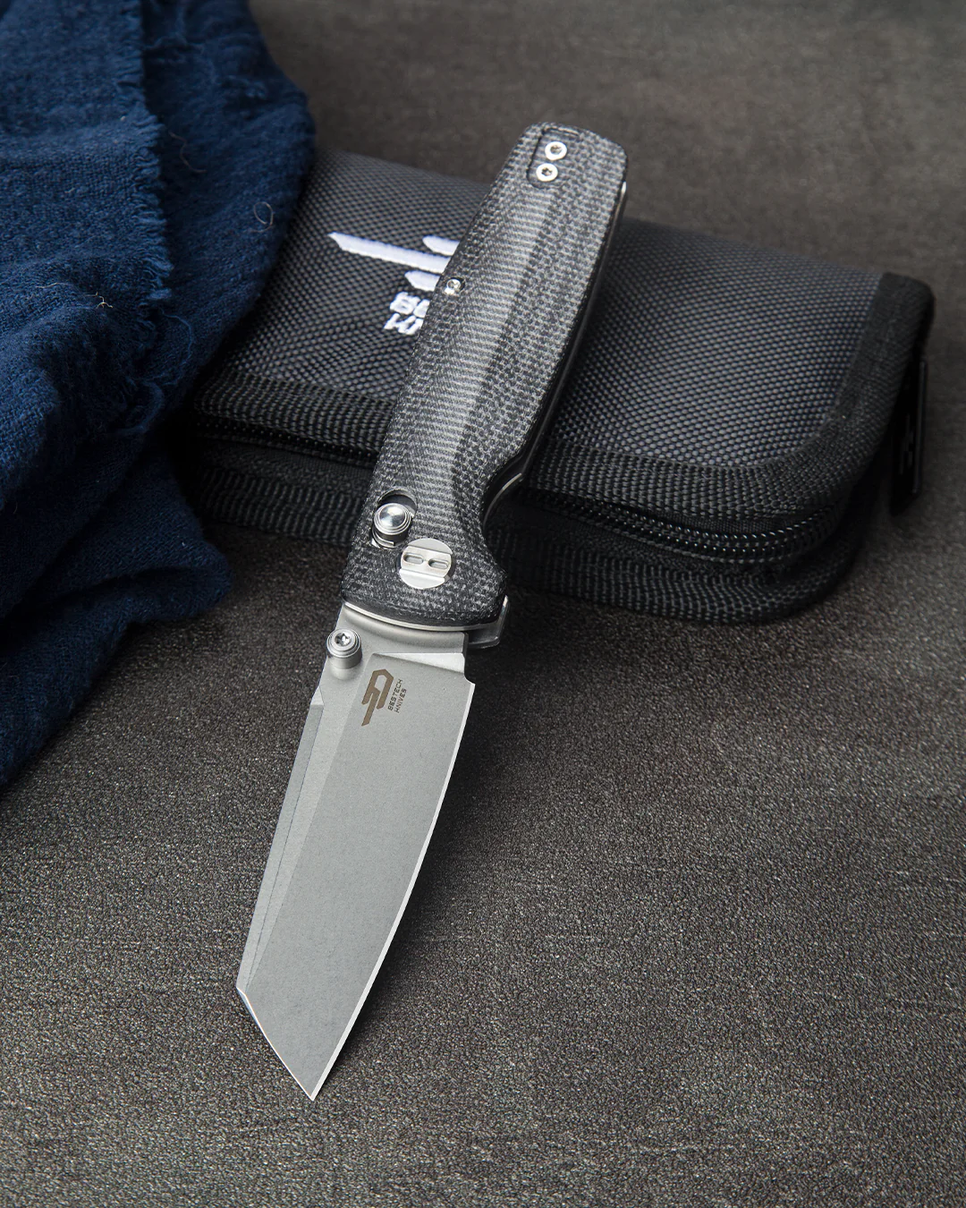 BESTECH SLASHER BG43A-1 Micarta Sap D2 Çelik Çakı