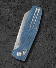 BESTECH SLASHER BG56C-1 Micarta Saplı D2 Küçük Çakı