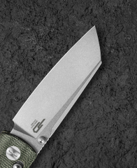 BESTECH SLASHER BG56B-1 Micarta Saplı D2 Çakı