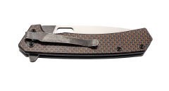 PUMA TEC One-Hand Knife, Carbon With Clip
