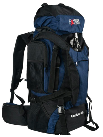 Sırt Çantası 80 Litre Mavi