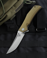 BESTECH SCIMITAR BG05C-1 Bej G10 Sap 3,5'' D2 Bıçak
