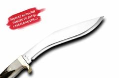 Bora 512 B Kukri Geyik Boynuzu Saplı Bıçak